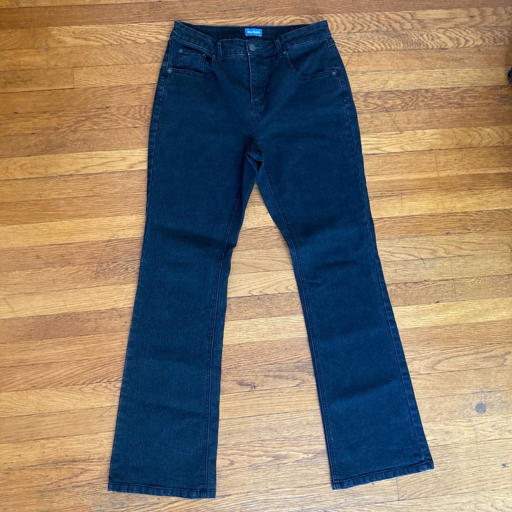 Black Westport flare stretch jeans